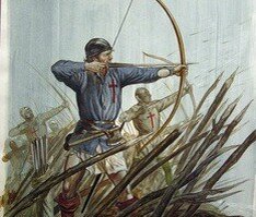 Английский лучник XIV века. Фото из свободных источников.