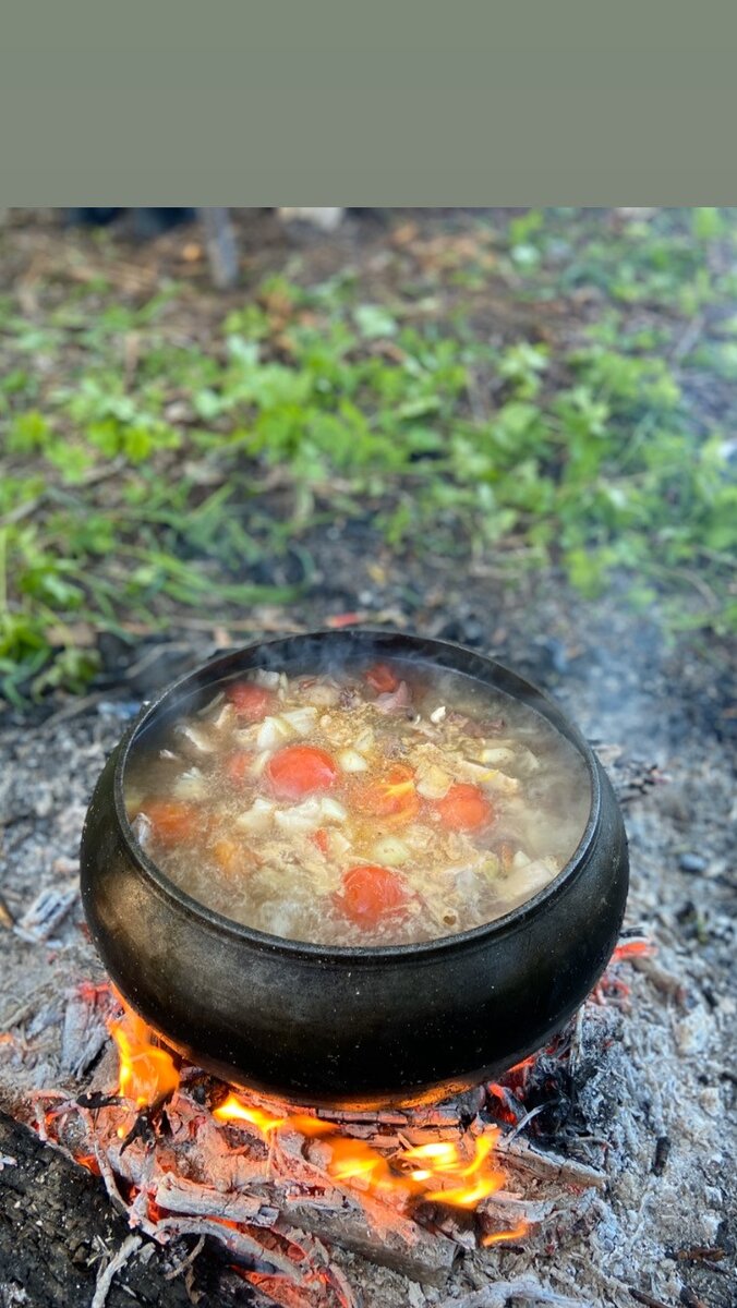 Суп из топора» вкусный суп на костре, который понравится всем. Рассказываю  простой и главное вкусный рецепт | иван мел | Дзен