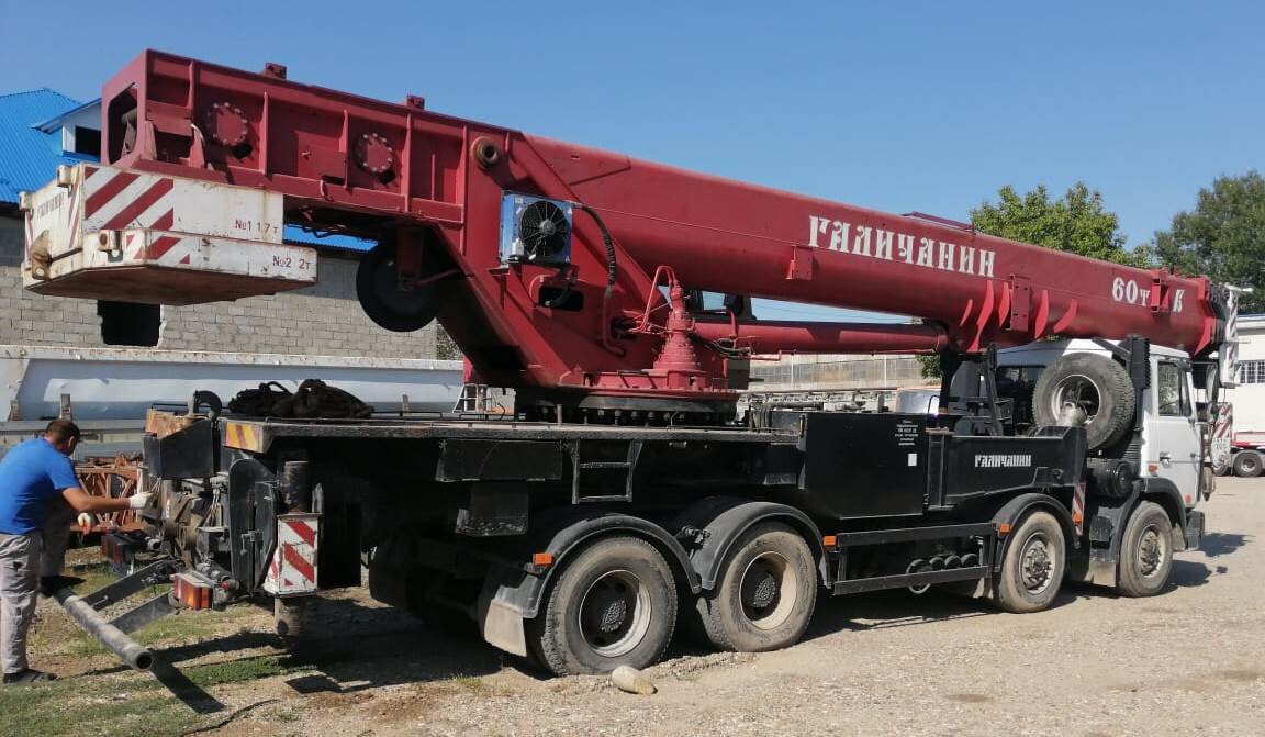  автокрана Галичанин ,60 тн - 42 м, МЗКТ, 2012 г/в