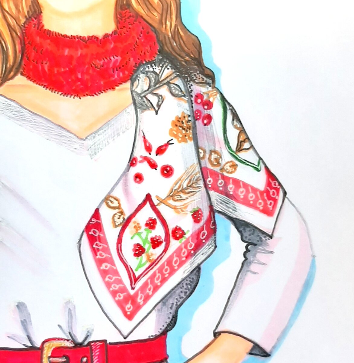 Скетч красной муфты