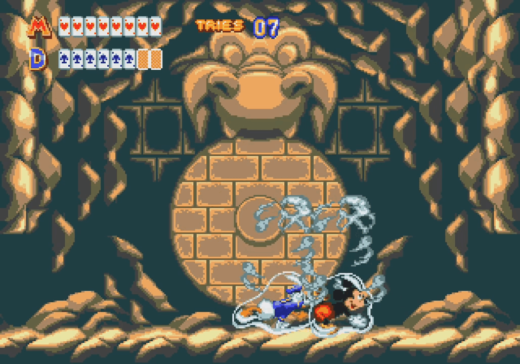 Кадр из игры «World of Illusion Starring Mickey Mouse and Donald Duck»