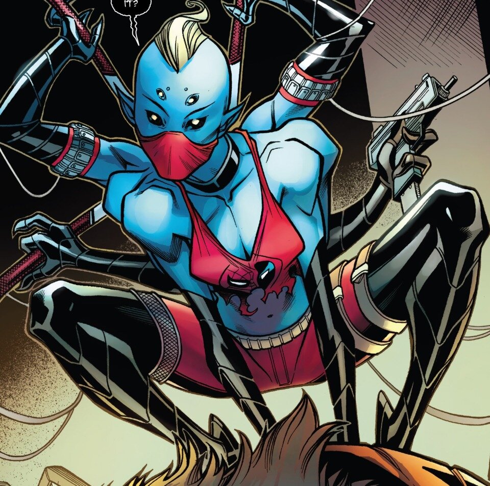 Ици Бици - дочь Паука и Дэдпула