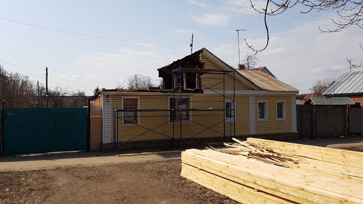 Дом до реконструкции. Фото моё