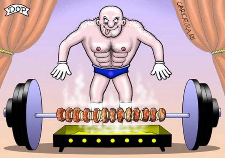 Тренажерка карикатура. Качки карикатура. Штангист карикатура. Штанга карикатура.