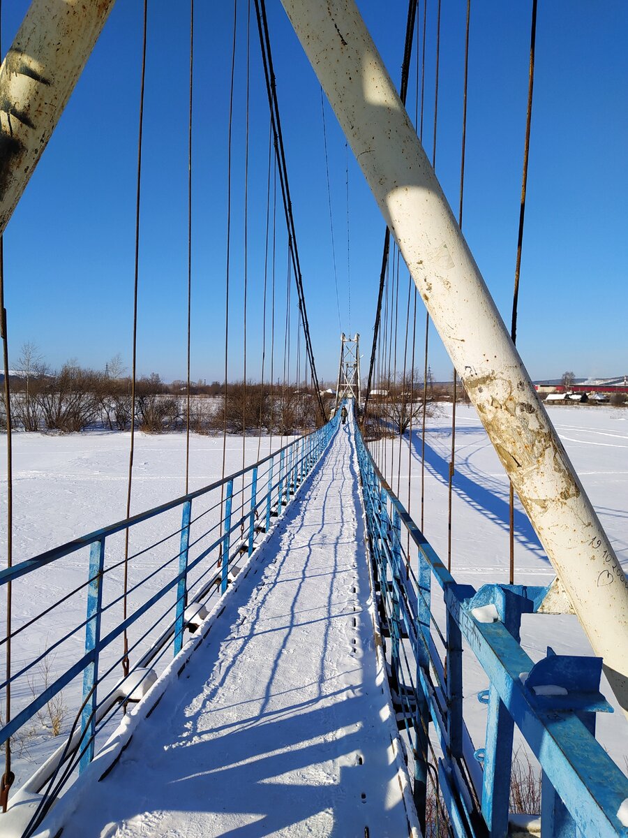 подвесной мост в мостах