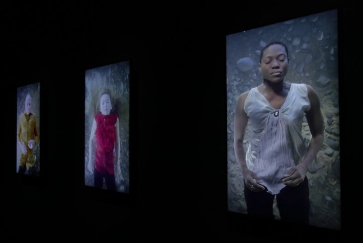 Билл Виола, серия «Водные портреты»