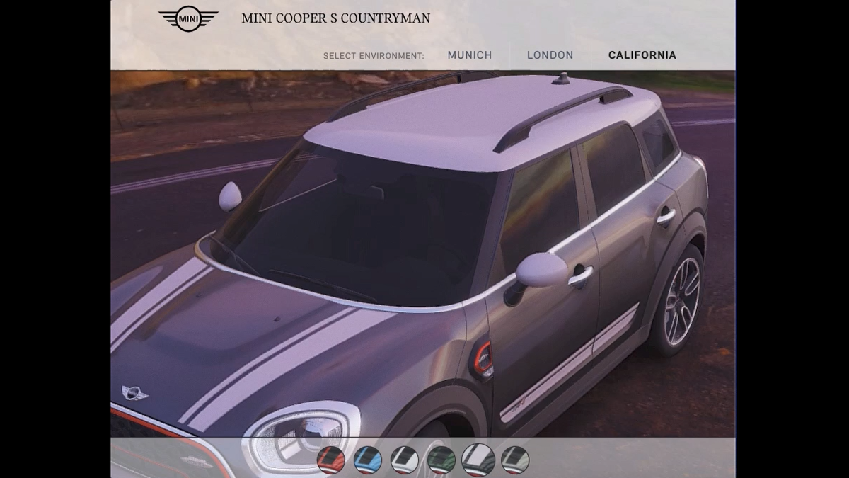Mini Cooper 3Dконфигуратор