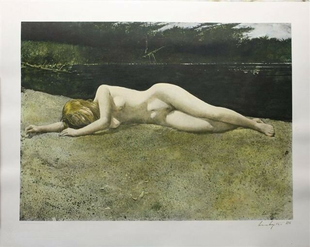 О, ОДИНОЧЕСТВО... ХУДОЖНИК ANDREW NEWELL WYETH / ЭНДРЮ НЬЮЭЛЛ УАЙЕТ (США, 1917-2009)