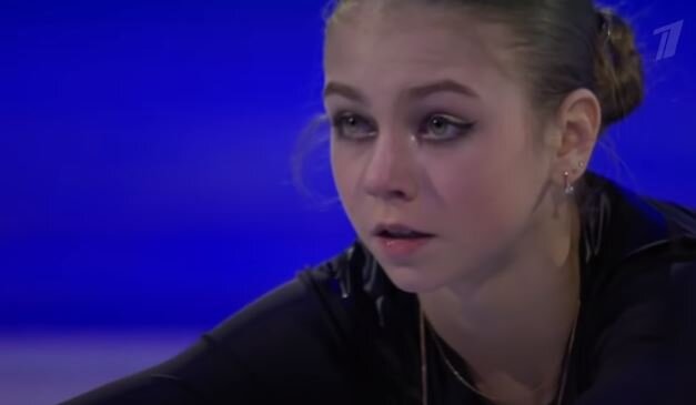 Александра Трусова. Показательные выступления. Источник фото: YouTube канал Первого канала.