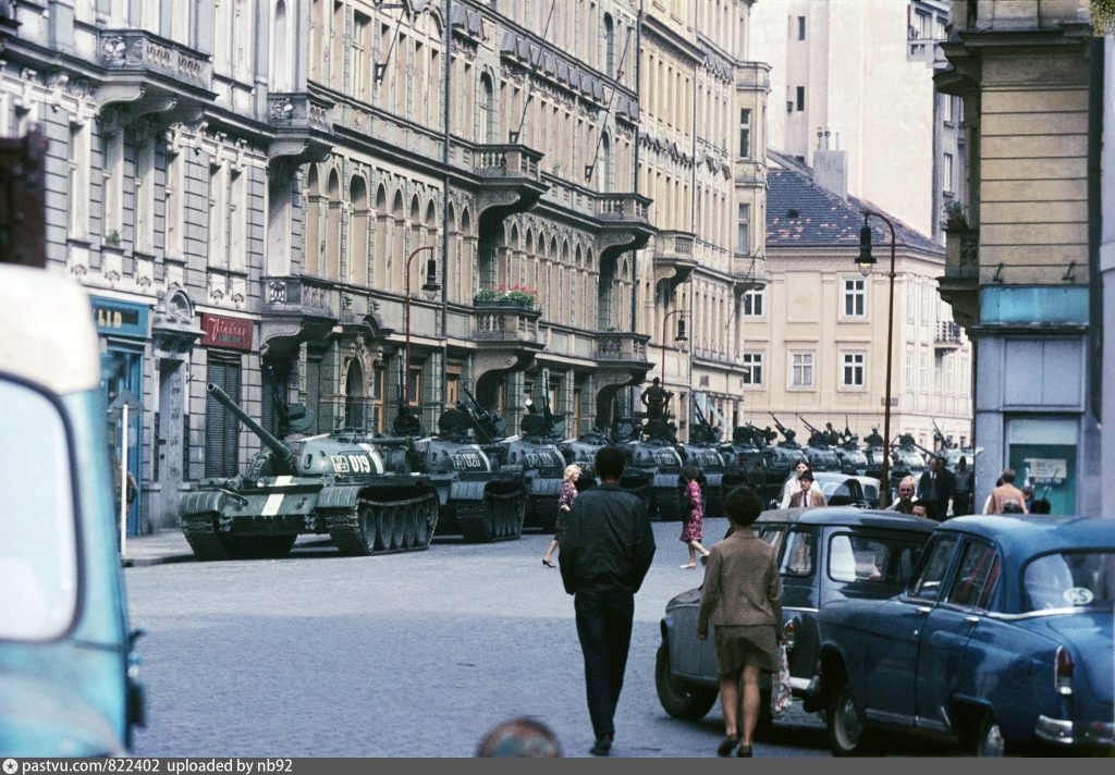 Чехословакия 1980. Советские войска в Праге 1968. Операция Дунай 1968.