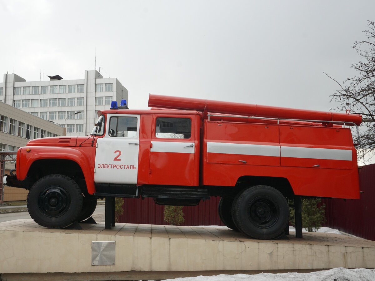 Автоцистерна пожарная АЦ-40(130)-63. Модель и её прототип. | Заметки  моделиста | Дзен