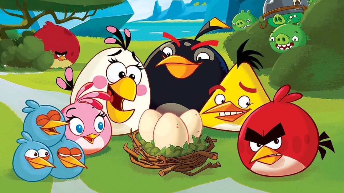 Картина angry birds