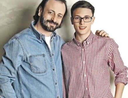 Илья Авербух с сыном Мартином