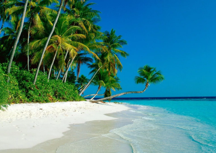 Просто красивый пляж