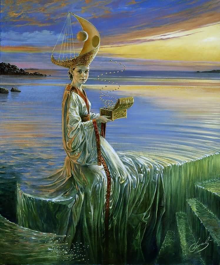 Michael Cheval - Moon Godess. Михаил Хохлачев - Лунная богиня.