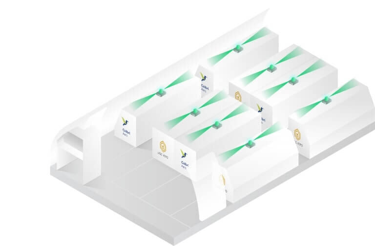 Съемные грузовые контейнеры с детекторами дыма от Colibri Aero. Фото: Colibri Aero