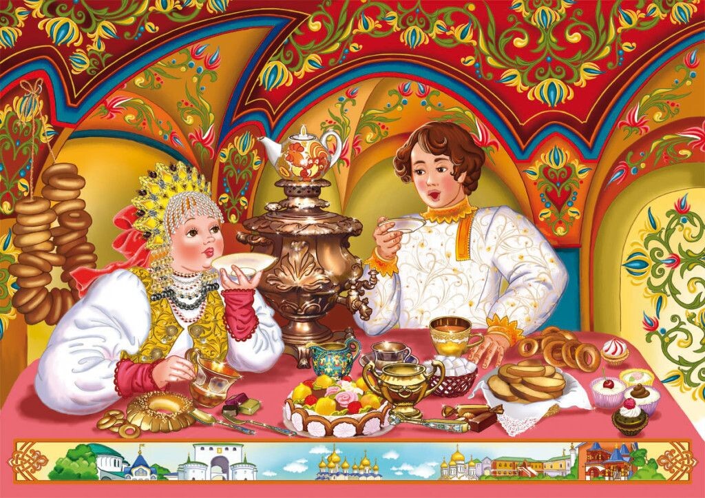 Русская чайная церемония. Фото из интернета