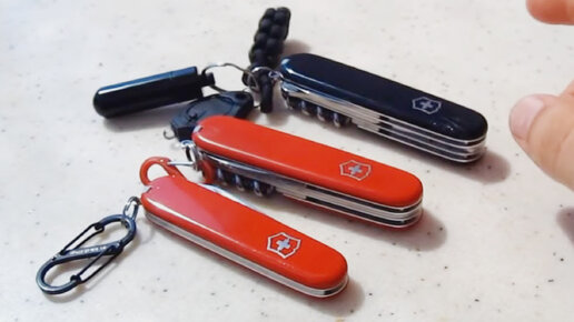 Сравнение ножей Victorinox Climber, Camper и Bantam