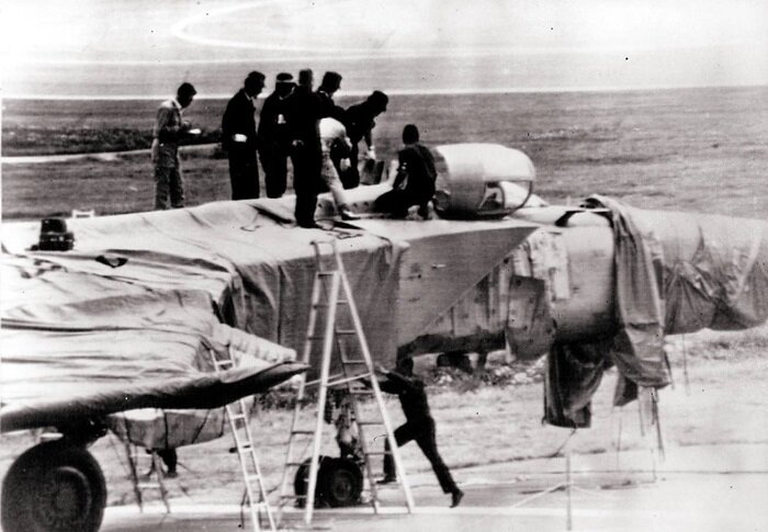 Самолет Беленко в Хокодате в 1976 году