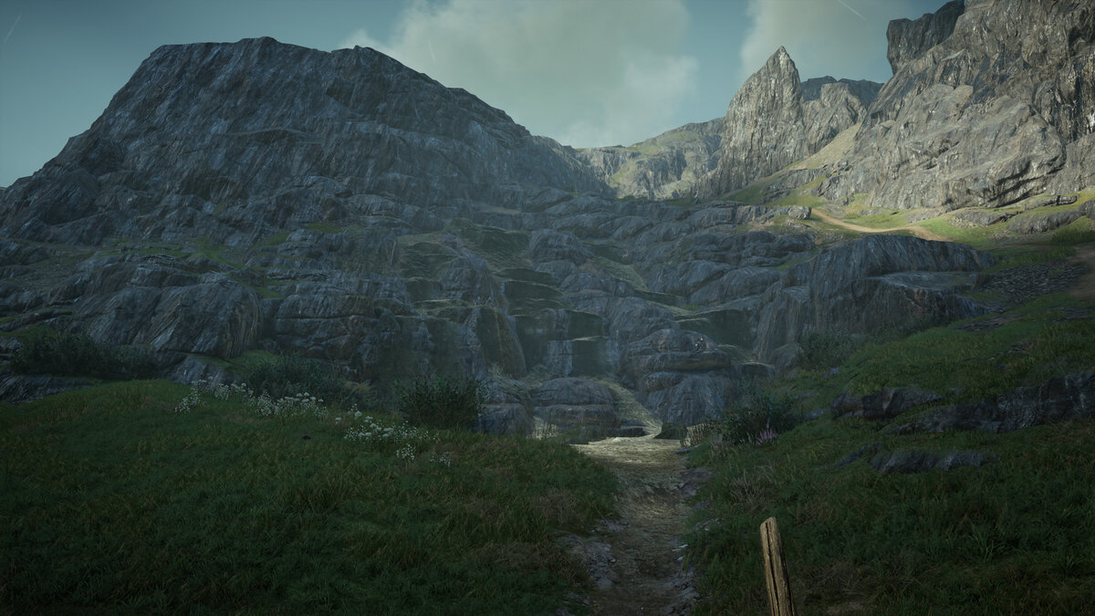 Чем-то похоже на Исландию. Авторский скриншот.