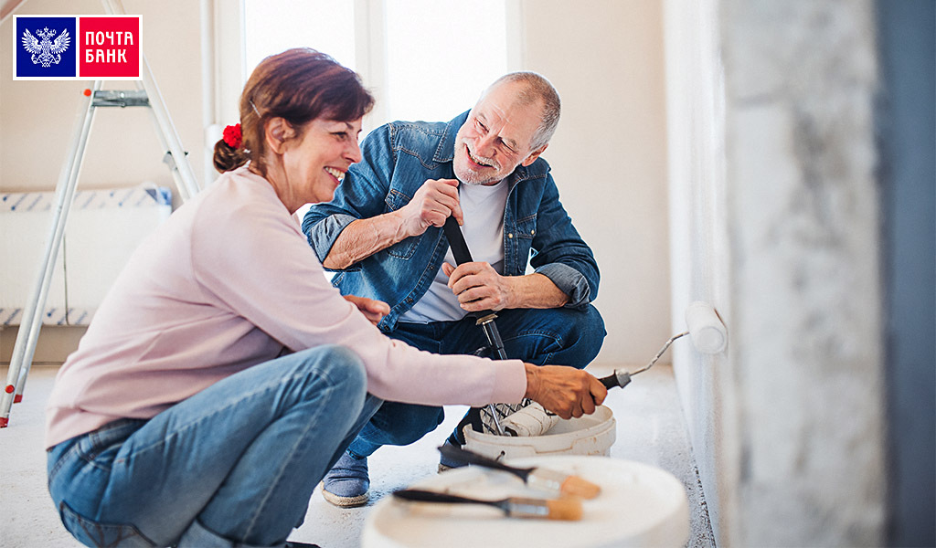 А это мои родители, они тоже участвовали в ремонте)