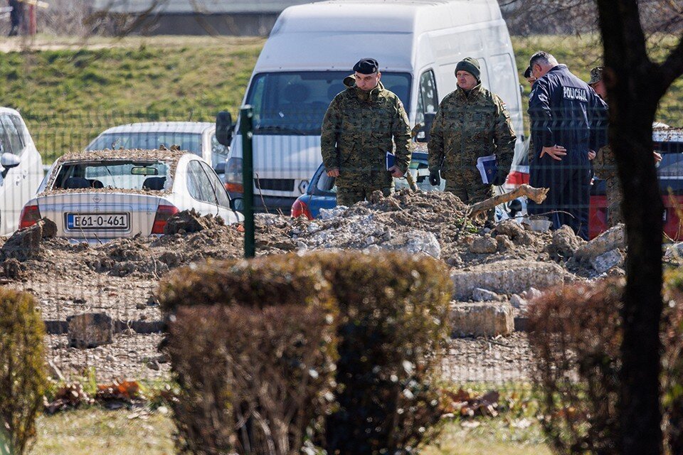     Премьер Хорватии Пленкович заявил, что упавший беспилотник в Загребе нес авиабомбу  REUTERS