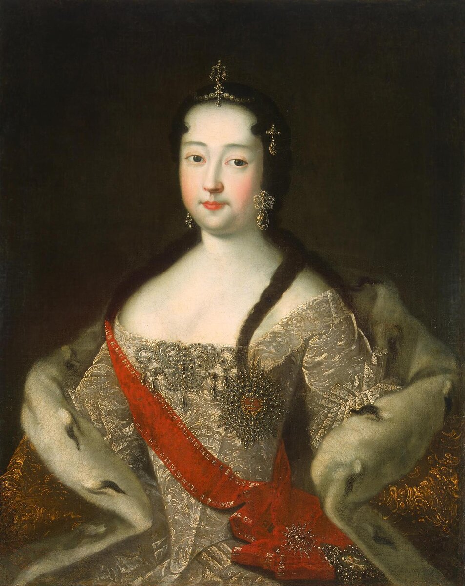 Цесаревна Анна Петровна. После 1721. Худ. И.Г.Адольский. Общественное достояние