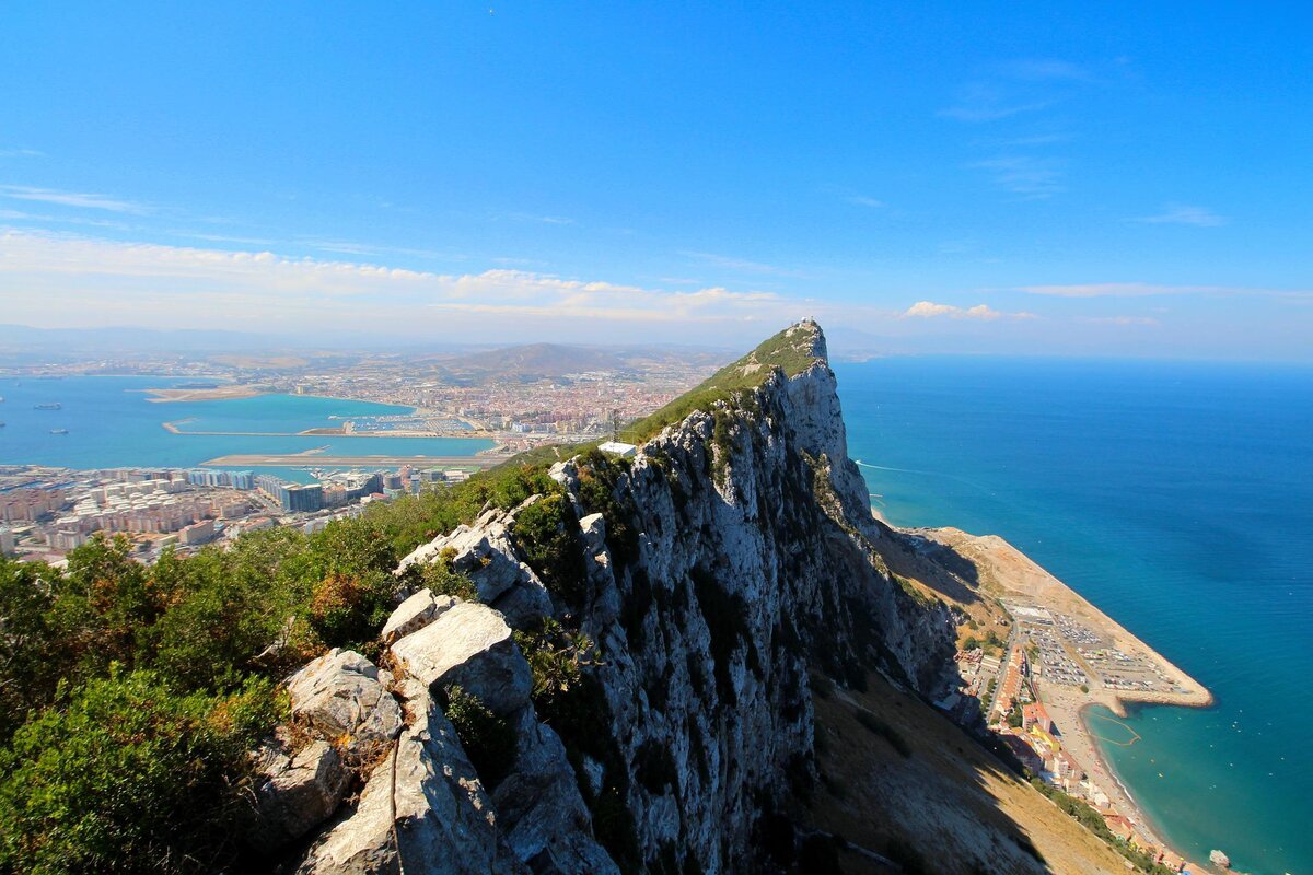 Гибралтар - Джабаль Тарик. Фото c pixabay.com/лицензия Public Domain (CC0) 
