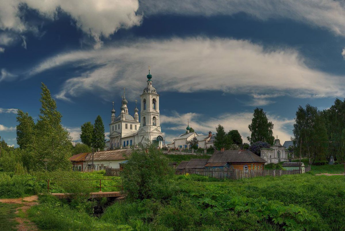 Красивые сельские церкви