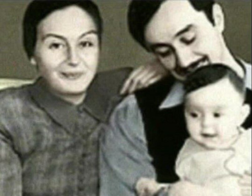Нино Берия с Сыном Серго и внуком