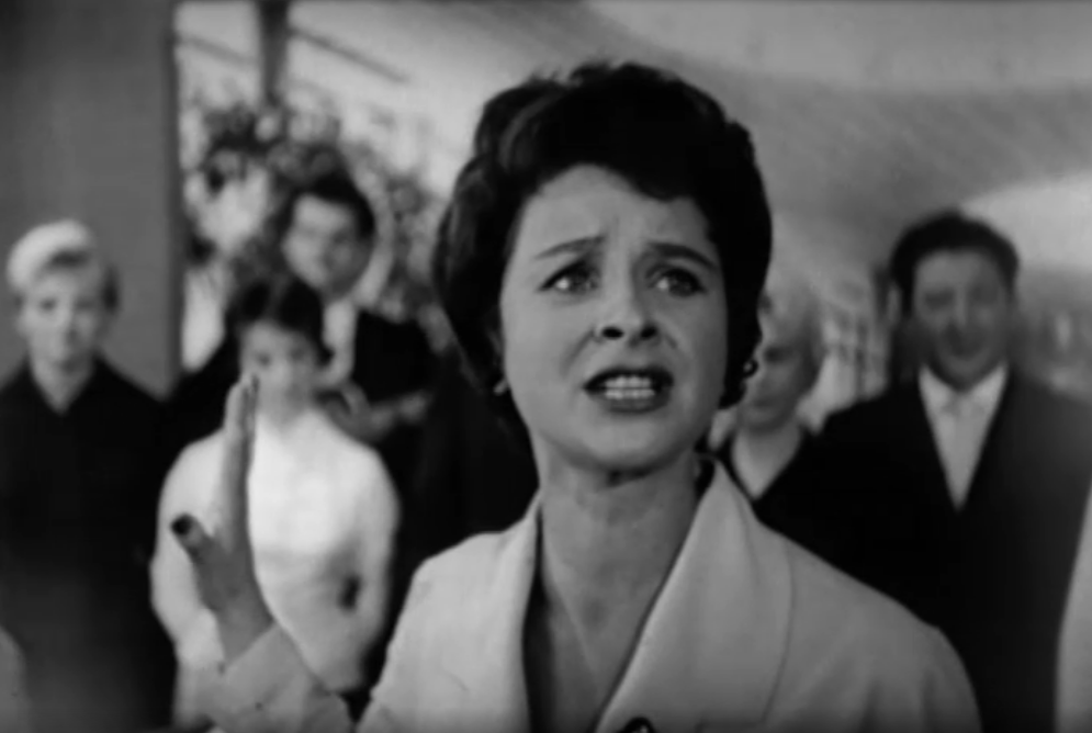 Т.Миансарова. Кадр из программы "Звездная эстафета" (1963)
