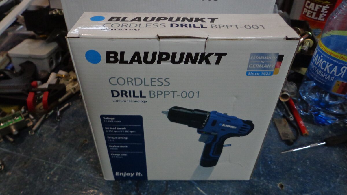 Blaupunkt cordless best sale drill 10.8 v