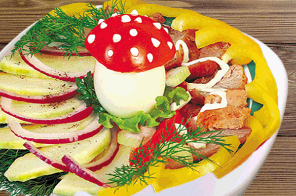 Салат «Лесная сказка»