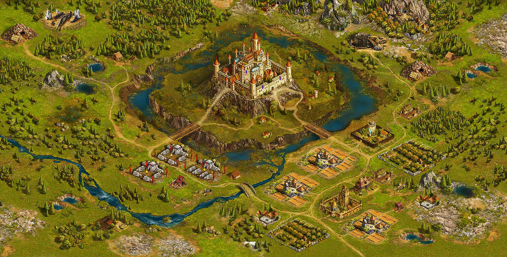 Долгосрочный инвестор будто строит собственное финансовое королевство (скриншот стратегической компьютерной игры heroes at war)