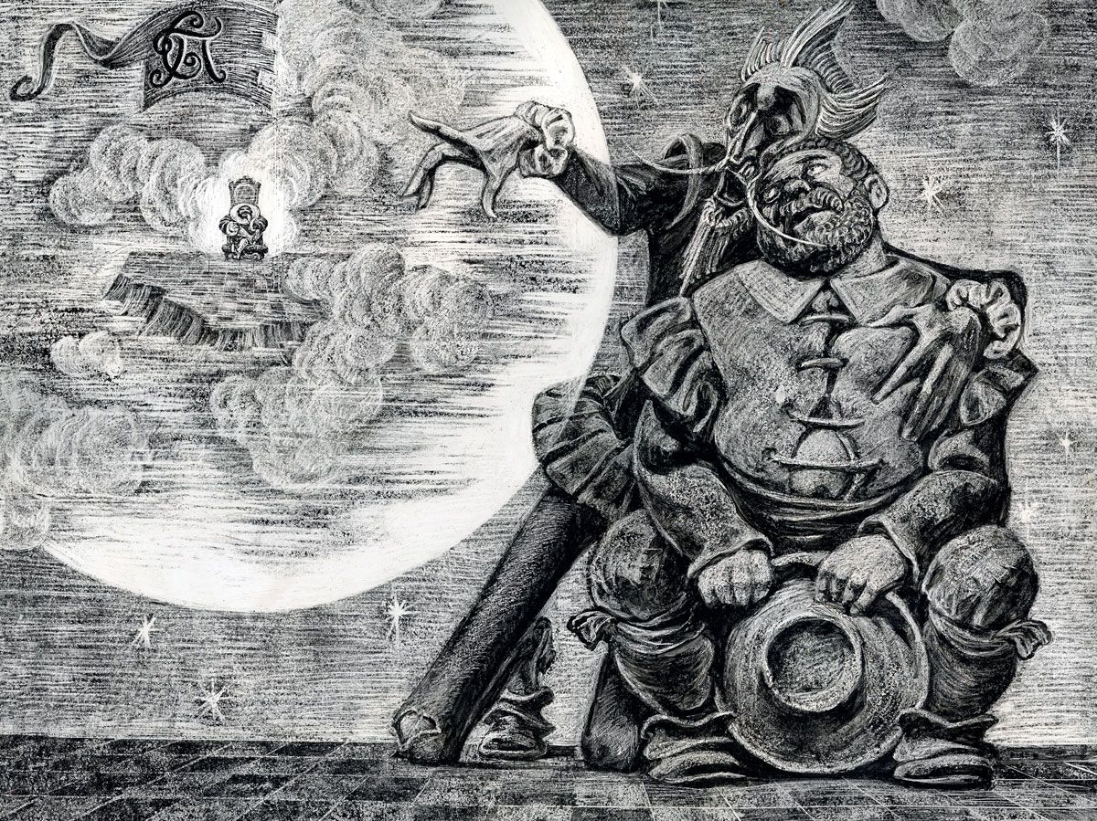 Художник Савва Бродский -Дон Кихот фото из открытых источников яндекс