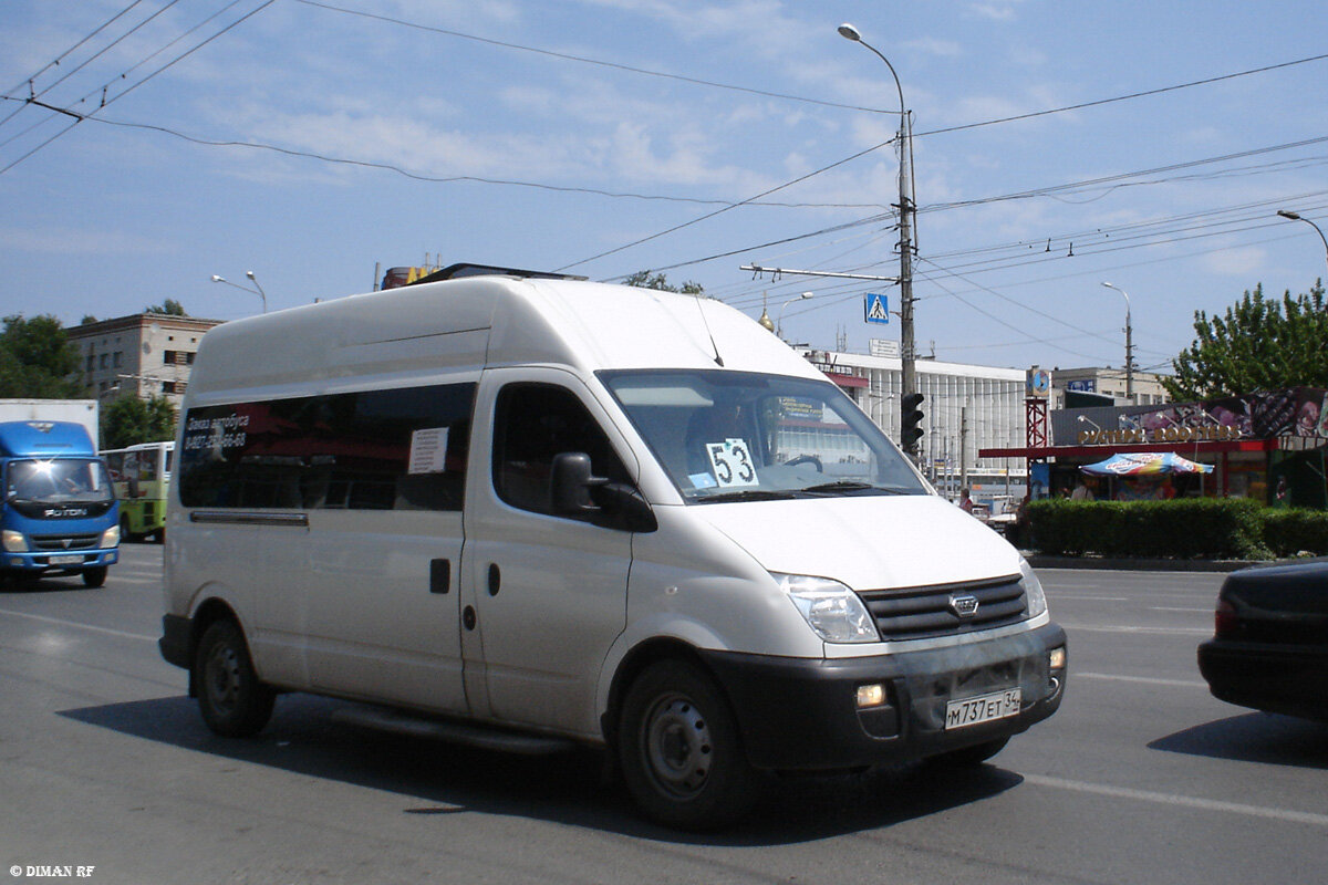 LDV-Maxus на маршруте № 53 улица 39-я Гвардейская — посёлок Ангарский (улица Раздольная)