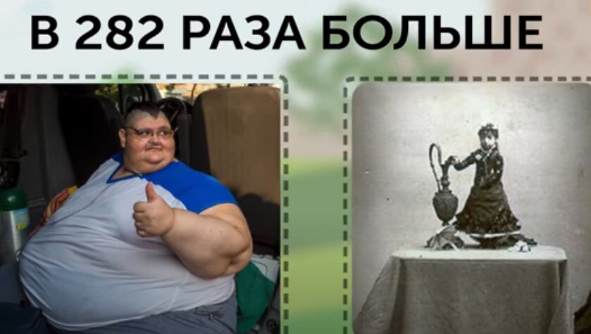 Самый тяжелый человек в мире против самого легкого