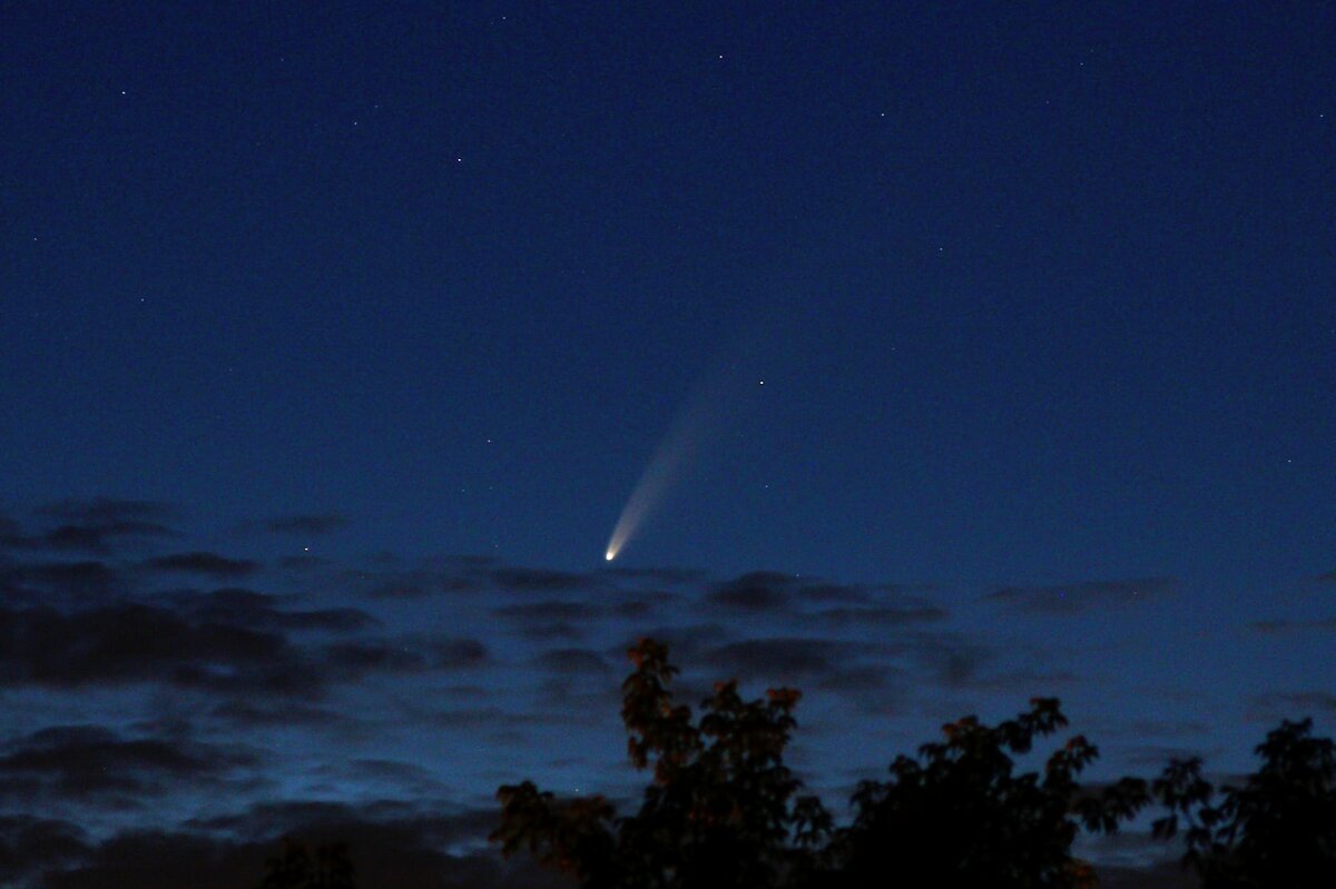 C/2020 F3 NEOWISE Canon 650D+Юпитер 37 АМ, выд 2 сек