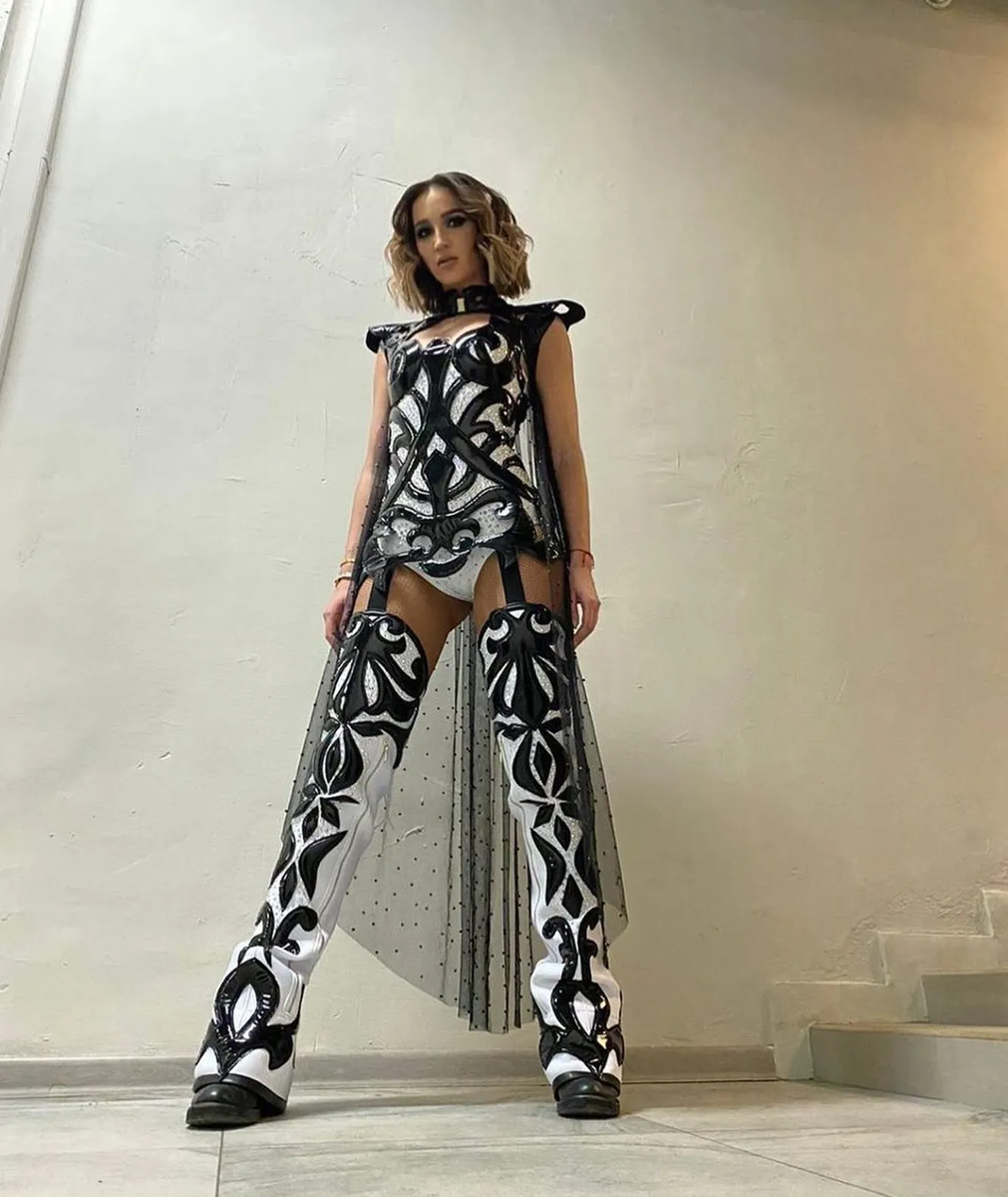 Фото  Ольги перед концертом