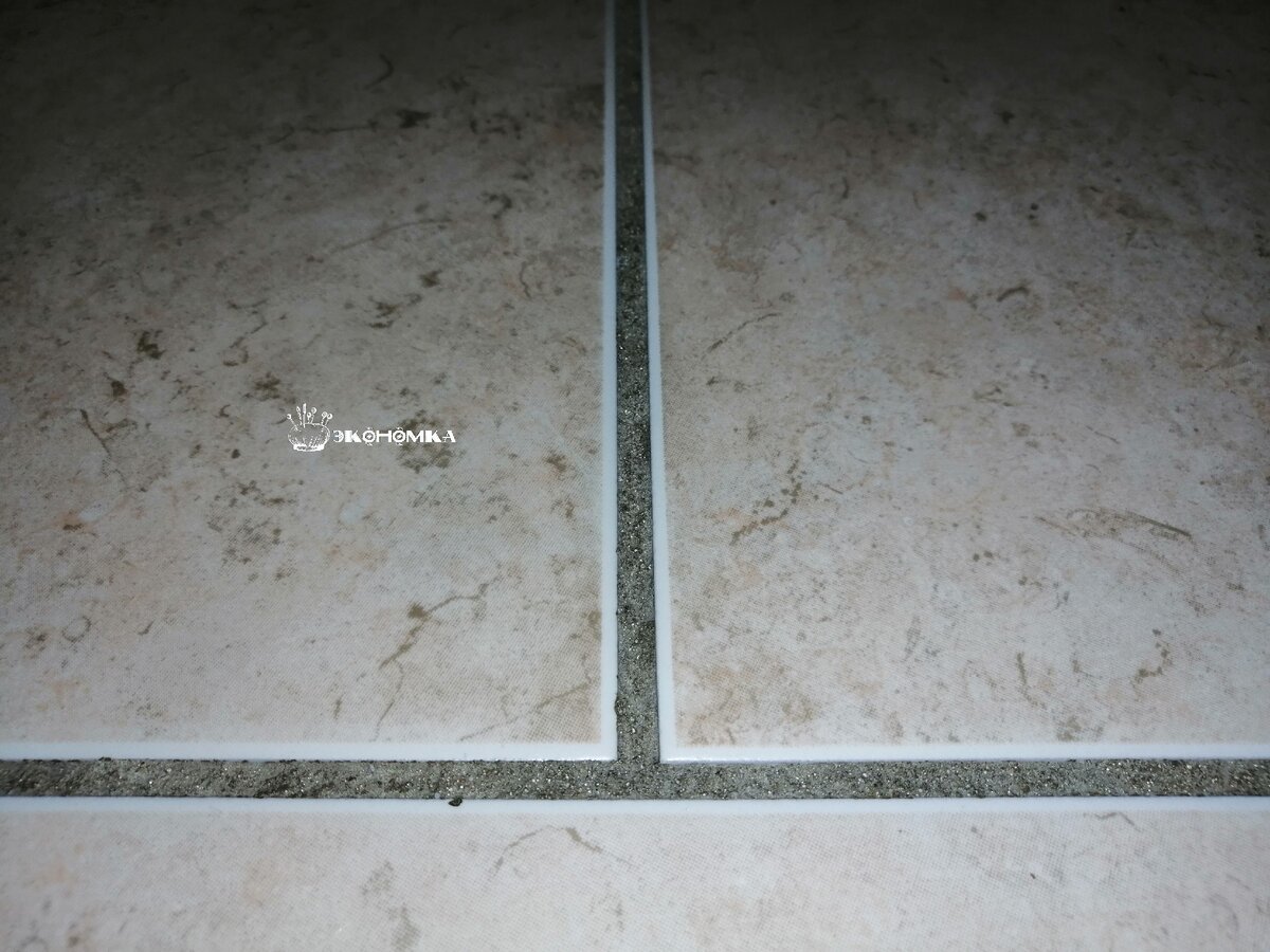 Плиточный клей вместо затирки для швов между плитками