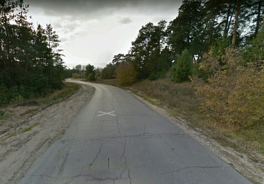 фотография с сайта Google карты. Кусочек спуска.