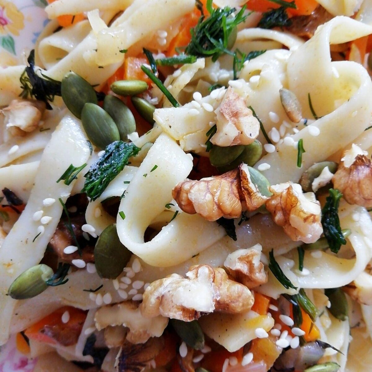 Паста с лисичками от "Кулинарии Катерины"