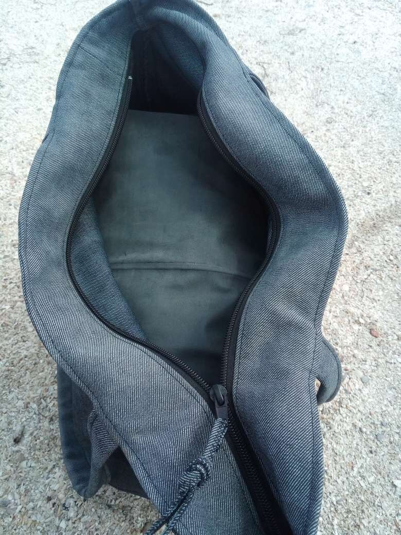 Сумка, выполненная  своими руками из джинсов, фото автора