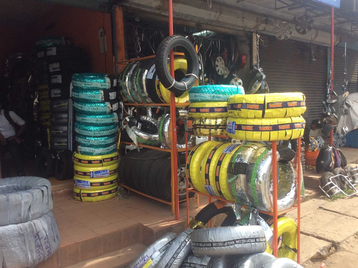 Пример продажи шин в жарких странах 