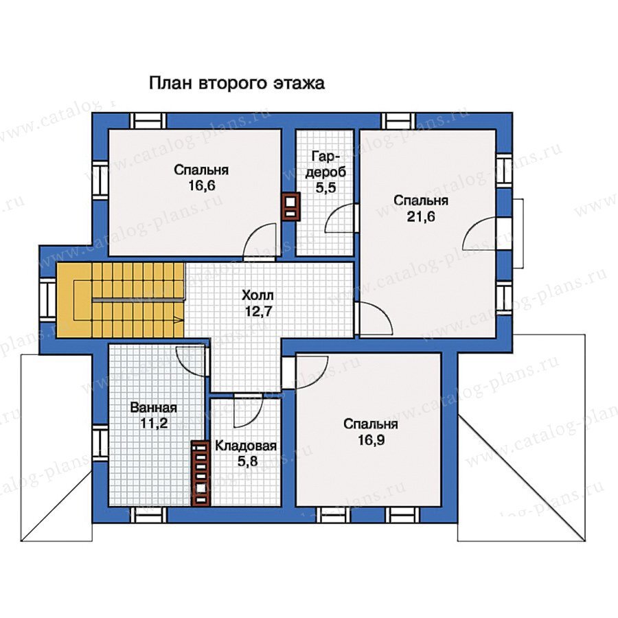 57-20K - Проект компактного двухэтажного дома 185м² с террасой | Проекты  Коттеджей | Дзен