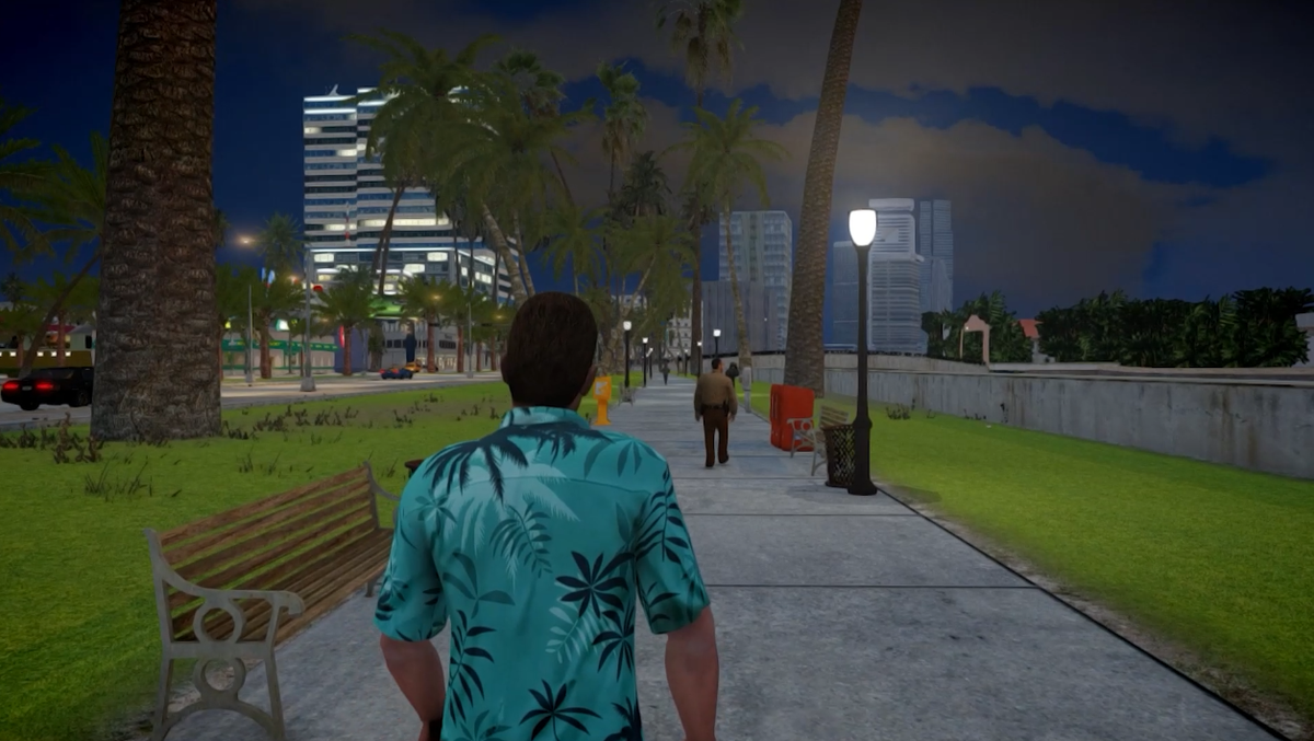 Набережная в GTA Vice City 2.
