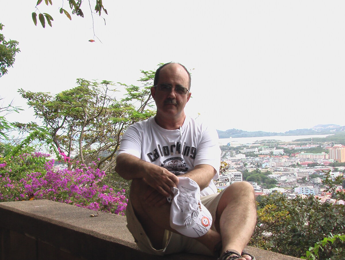 На обзорной площадке во время обзорной экскурсии