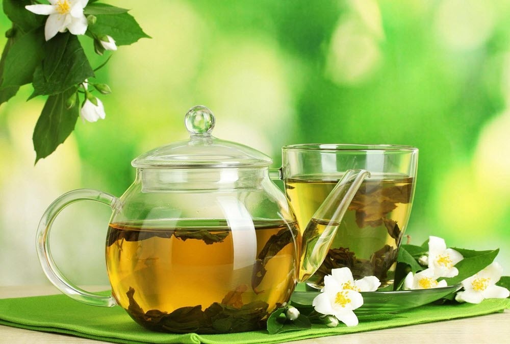 Зеленый чай!