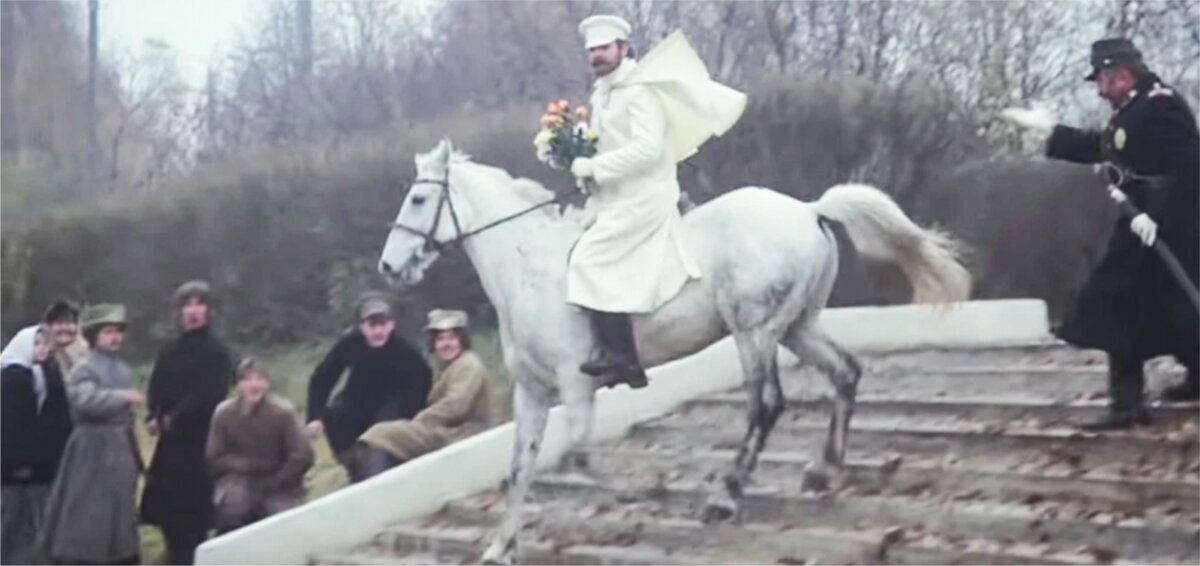 Никита Михалков. Кадр из к/ф "Жестокий романс"