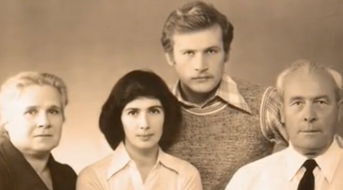 Борис Невзоров с первой женой Мариной